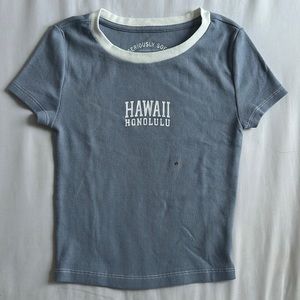 hawaii honolulu baby tee